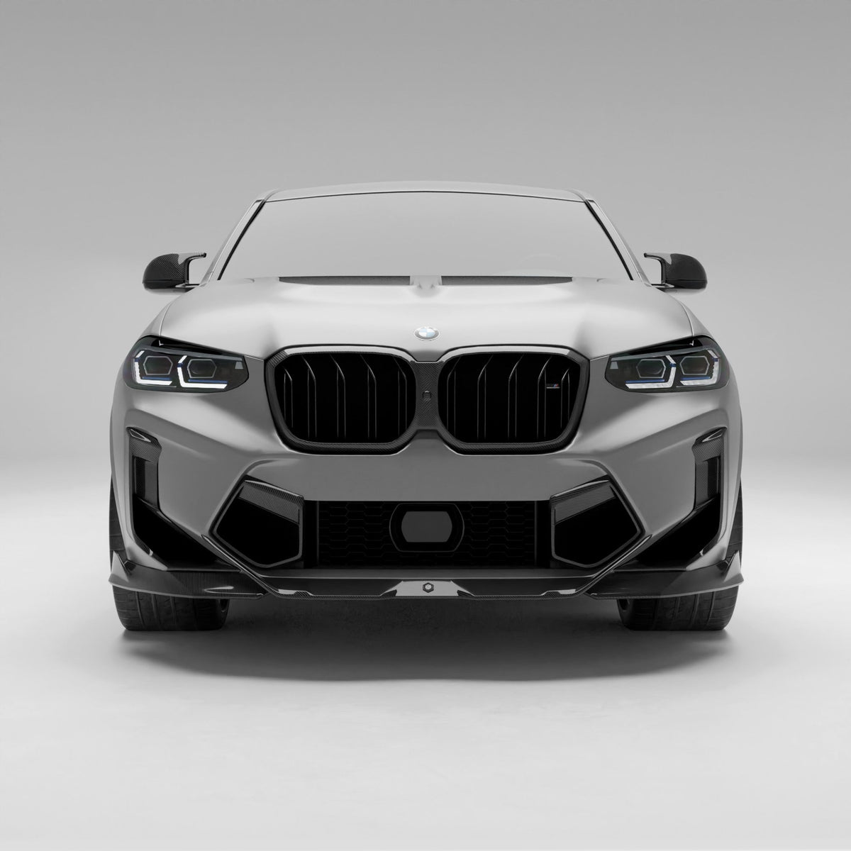 REVOZPORT - BMW X4M F98 LCI CARBON FIBER FRONT BUMPER VENTS - Aero Carbon UK