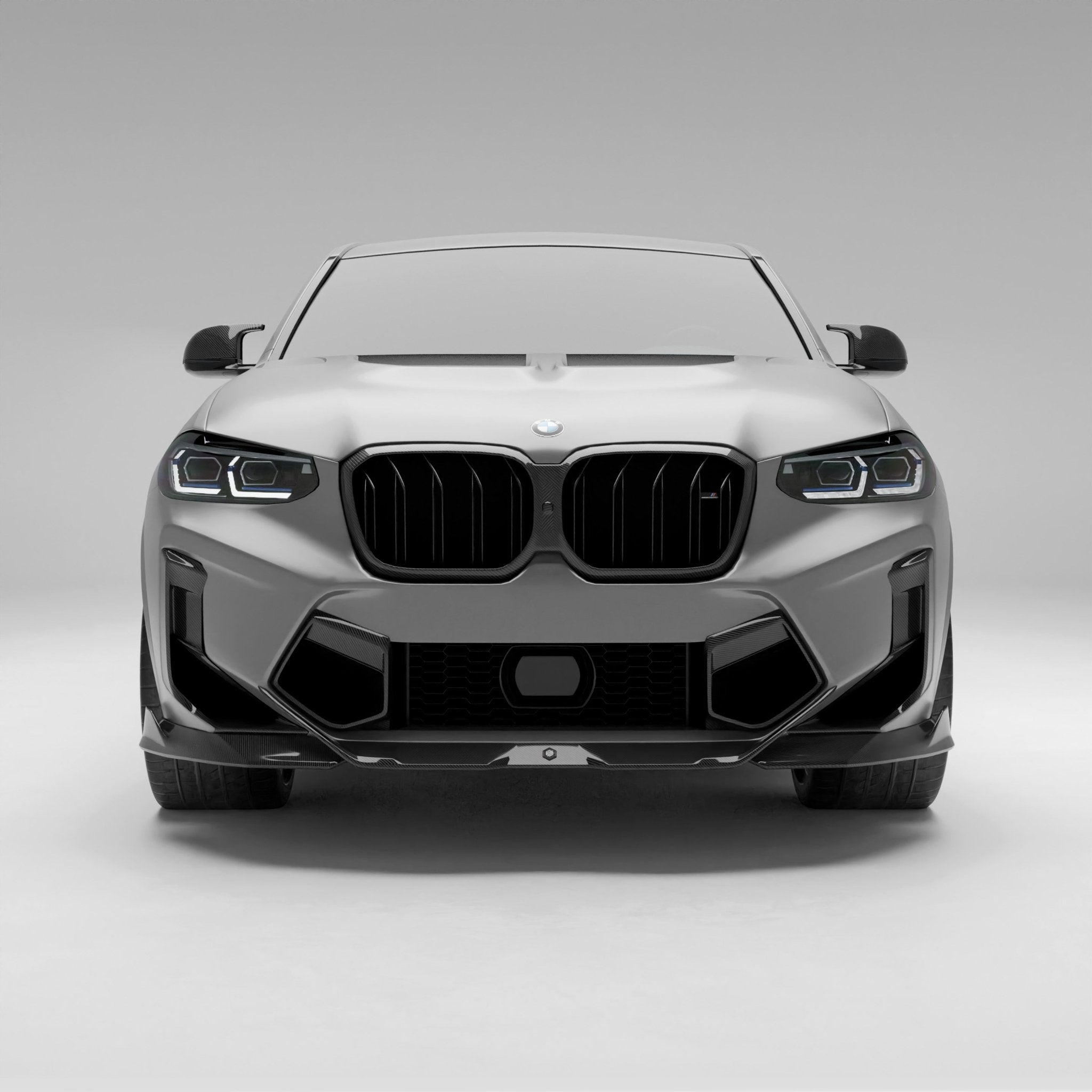 REVOZPORT - BMW X4M F98 LCI CARBON FIBER FRONT BUMPER VENTS - Aero Carbon UK