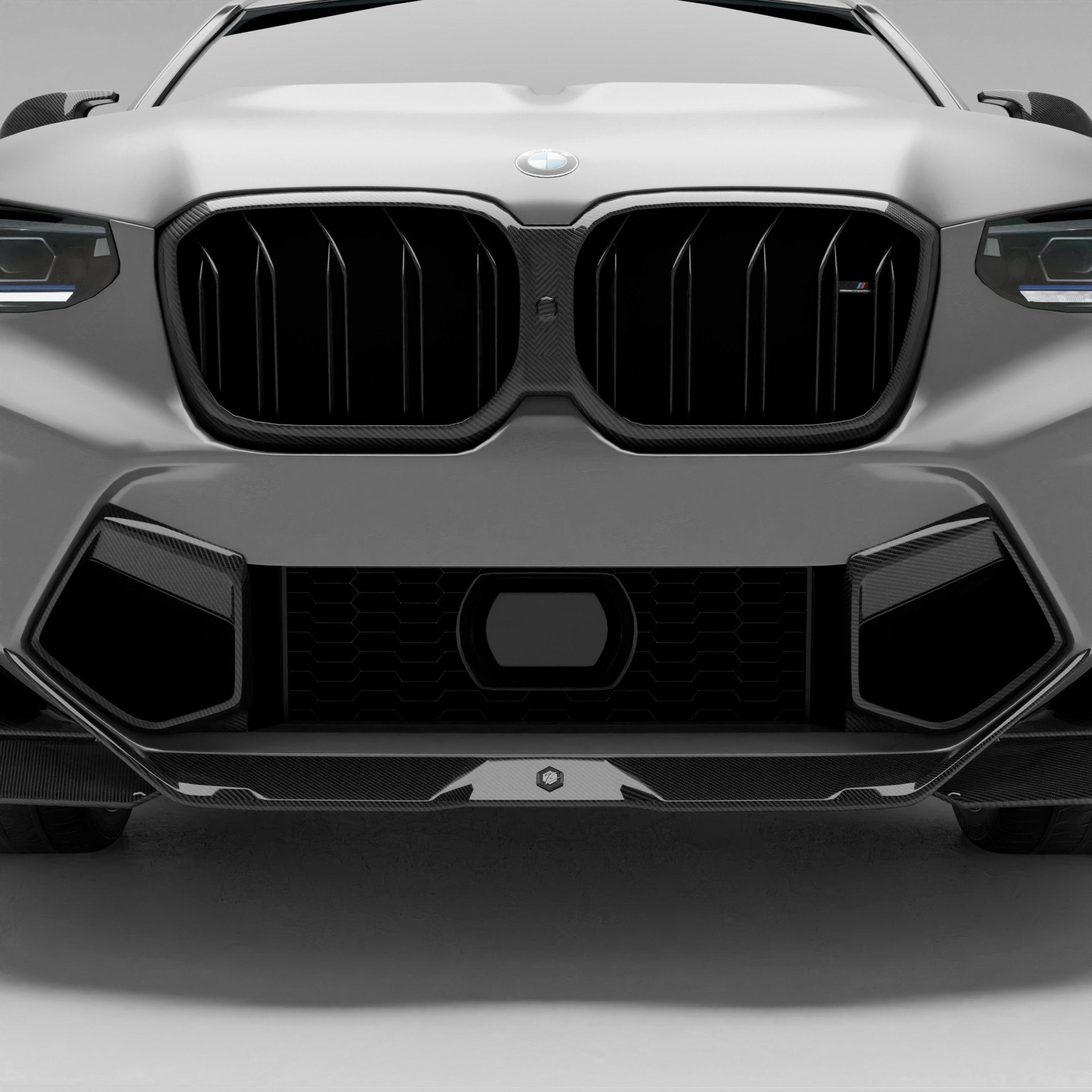 REVOZPORT - BMW X4M F98 LCI CARBON FIBER FRONT GRILLE - Aero Carbon UK