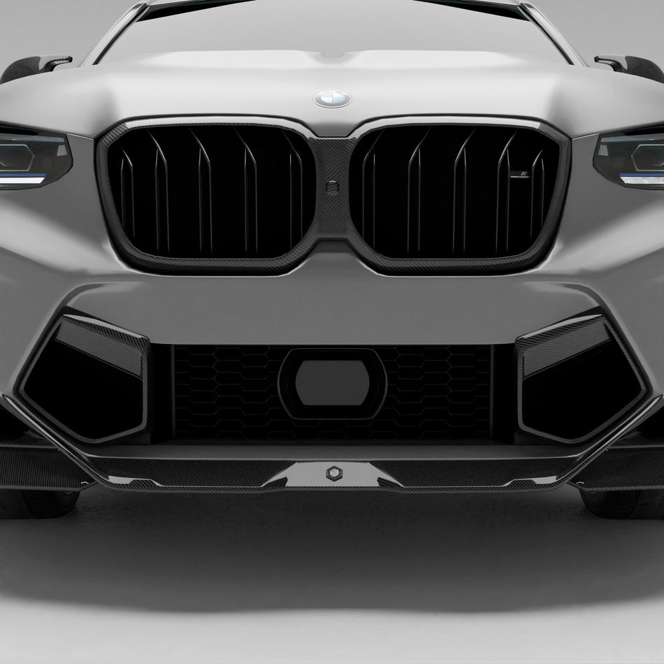 REVOZPORT - BMW X4M F98 LCI CARBON FIBER FRONT GRILLE - Aero Carbon UK