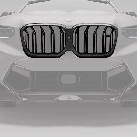 REVOZPORT - BMW X4M F98 LCI CARBON FIBER FRONT GRILLE - Aero Carbon UK