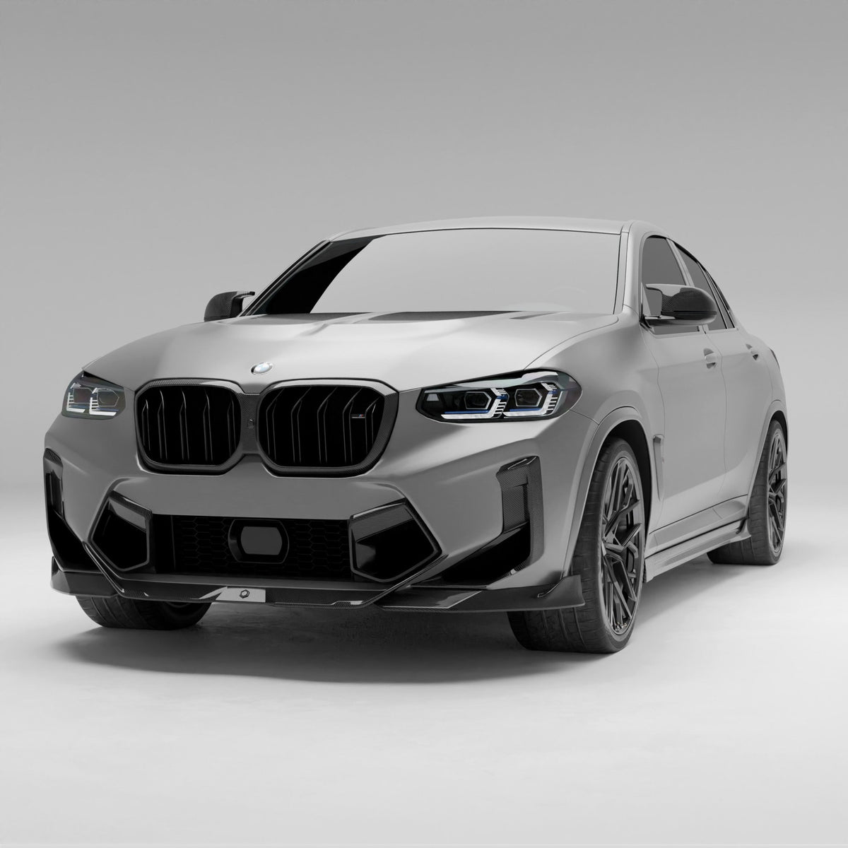 REVOZPORT - BMW X4M F98 LCI CARBON FIBER FRONT LIP - Aero Carbon UK