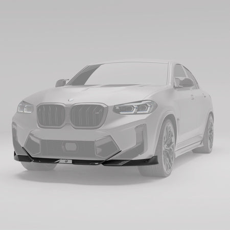 REVOZPORT - BMW X4M F98 LCI CARBON FIBER FRONT LIP - Aero Carbon UK