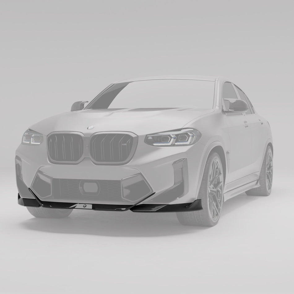 REVOZPORT - BMW X4M F98 LCI CARBON FIBER FRONT LIP - Aero Carbon UK