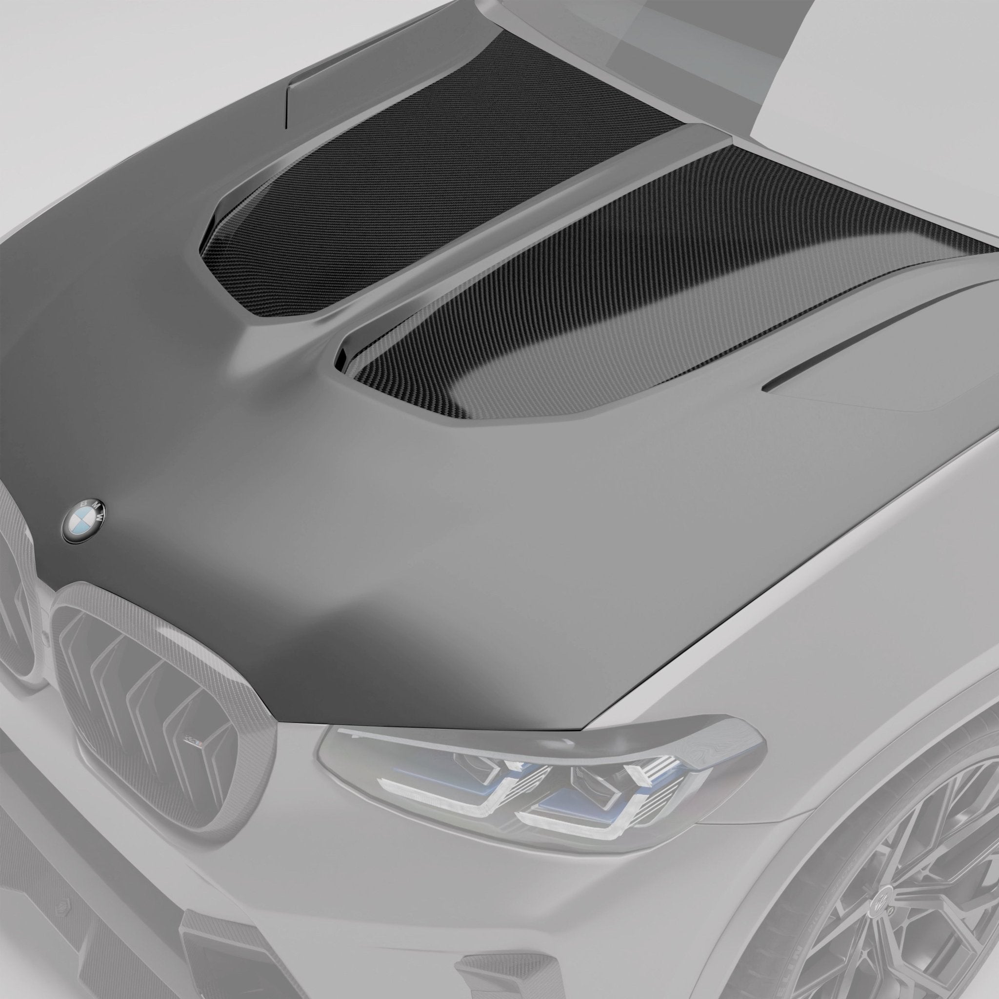 REVOZPORT - BMW X4M F98 LCI CARBON FIBER HOOD BONNET - Aero Carbon UK