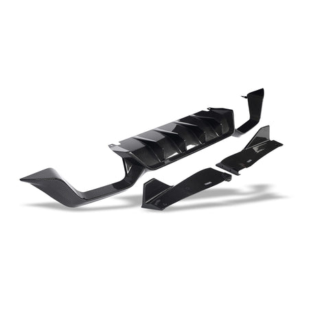 REVOZPORT - BMW X4M F98 LCI CARBON FIBER REAR DIFFUSER - Aero Carbon UK