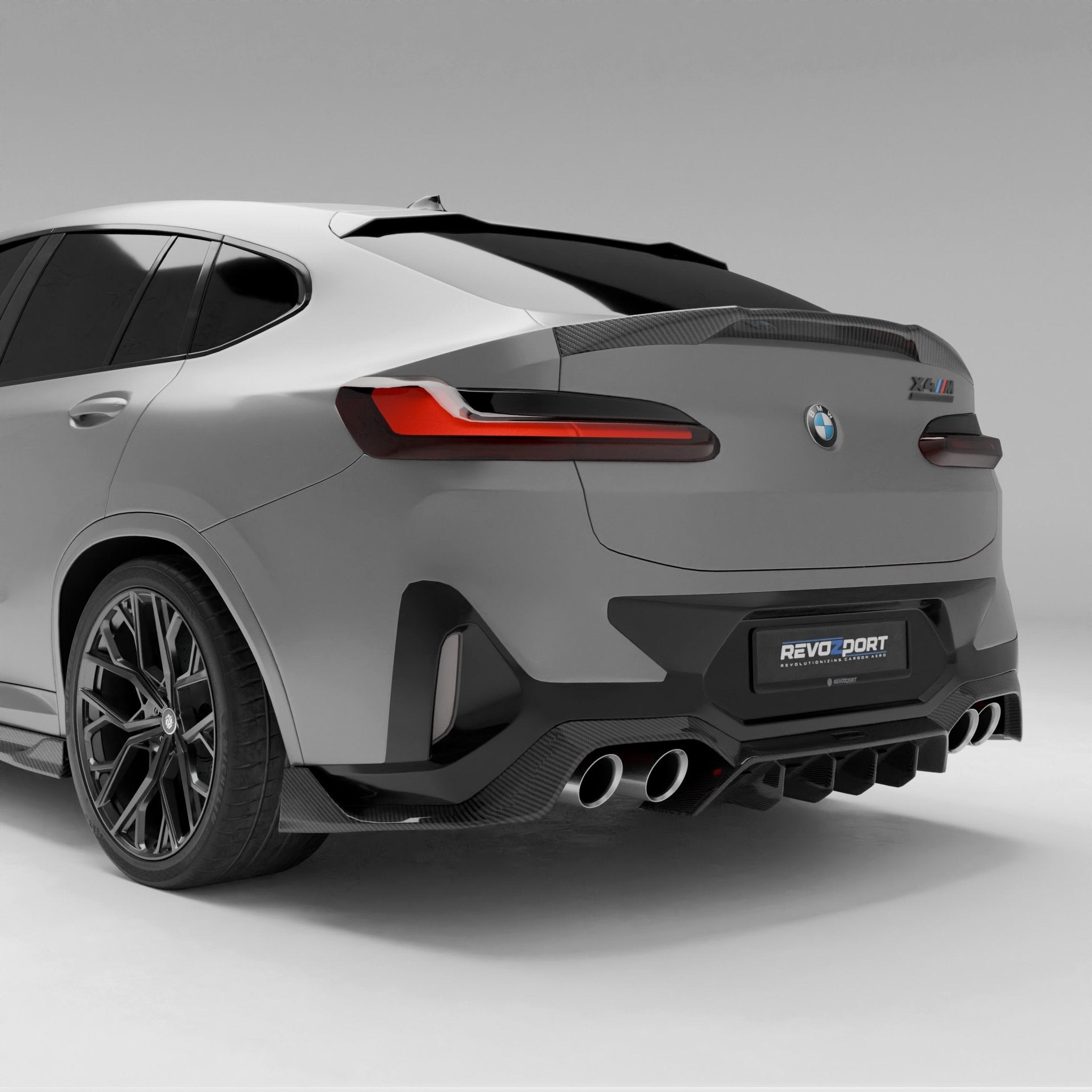 REVOZPORT - BMW X4M F98 LCI CARBON FIBER REAR DIFFUSER - Aero Carbon UK