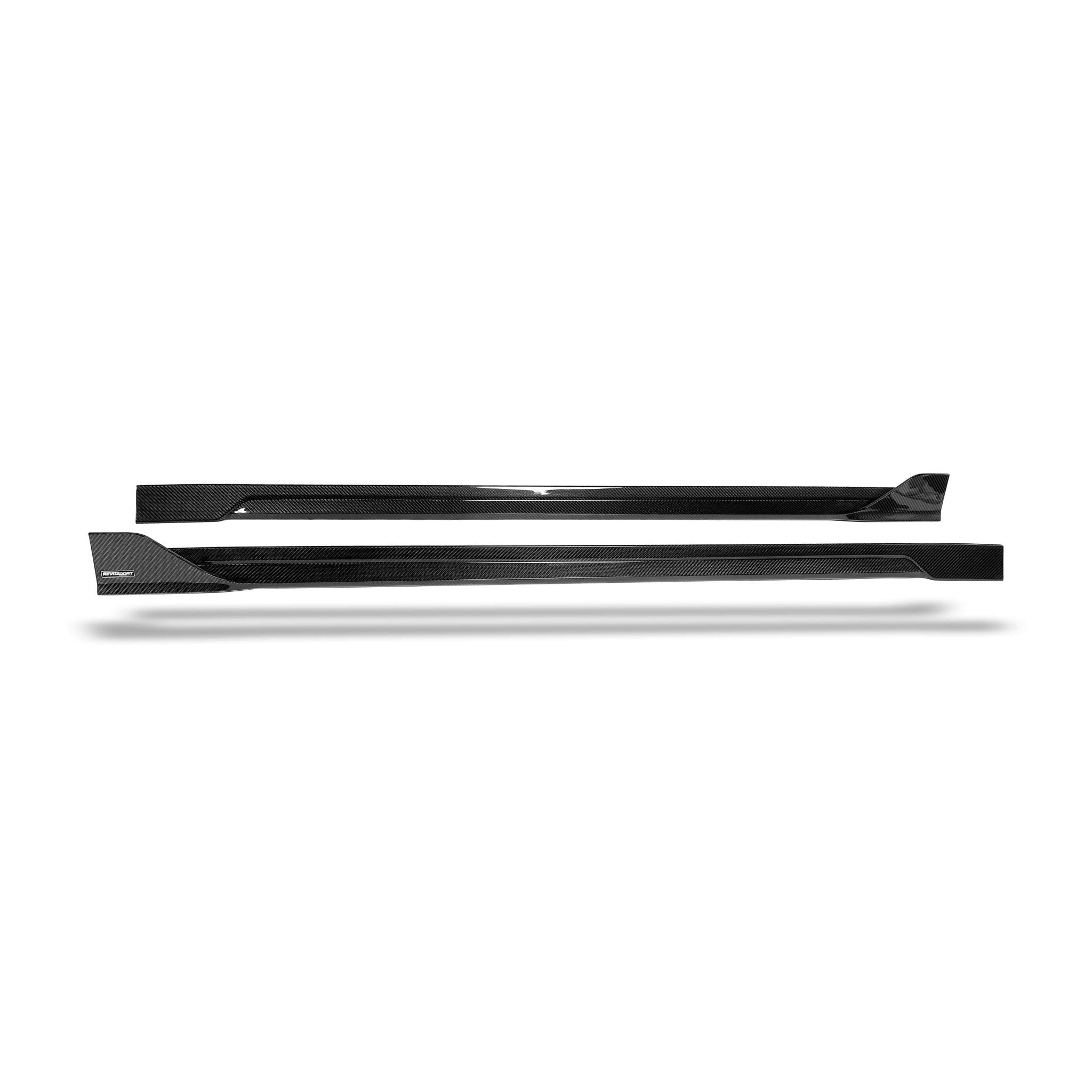 REVOZPORT - BMW X4M F98 LCI CARBON FIBER SIDE SKIRTS - Aero Carbon UK