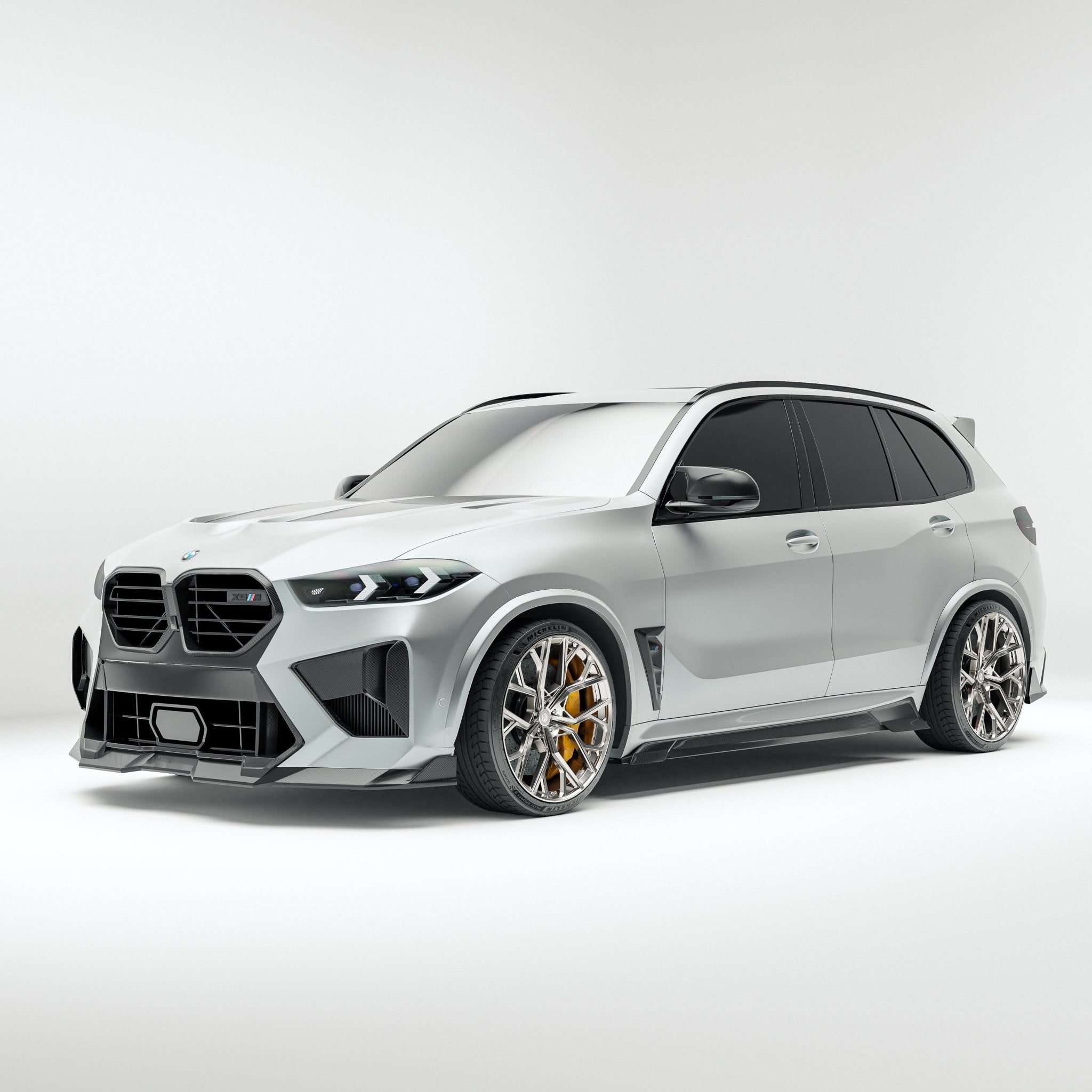 REVOZPORT - BMW X5M F95 LCI CARBON FIBER FRONT LIP - Aero Carbon UK