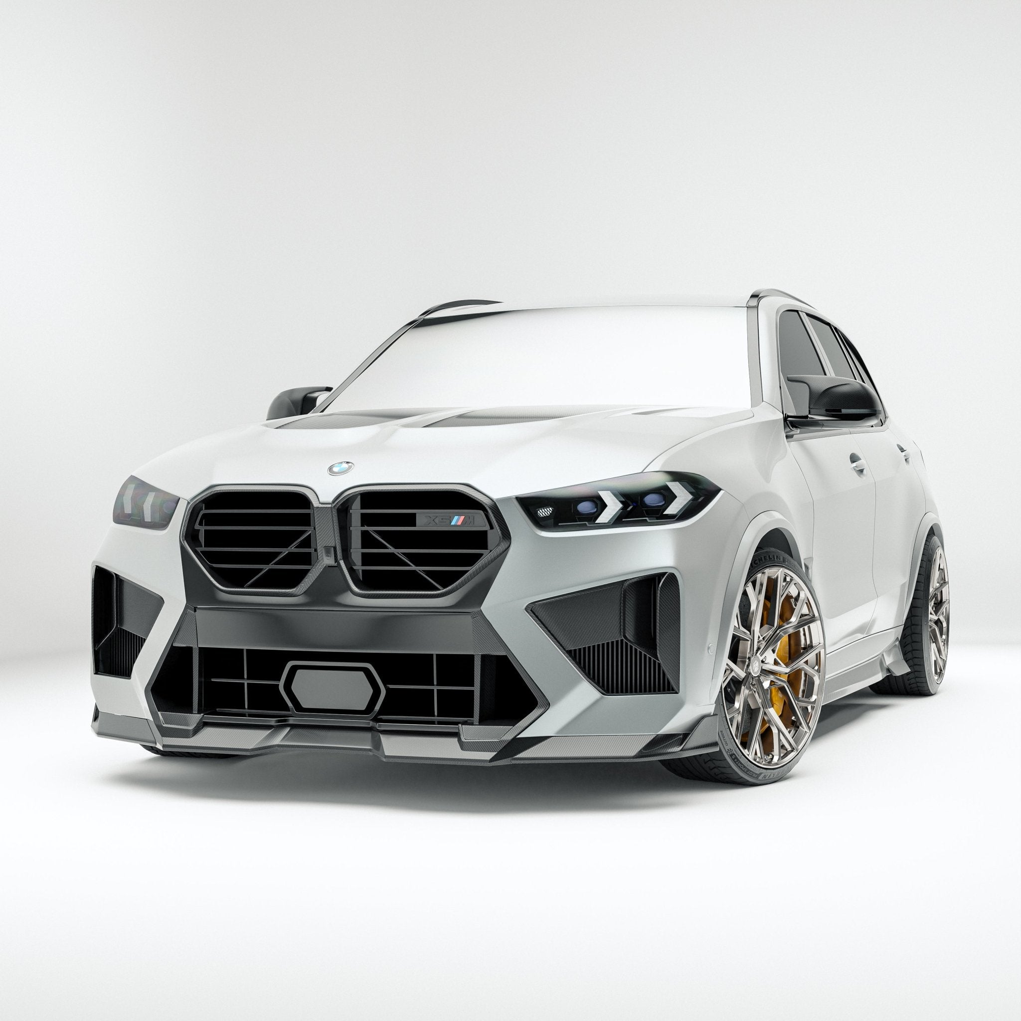 REVOZPORT - BMW X5M F95 LCI CARBON FIBER FRONT LIP - Aero Carbon UK