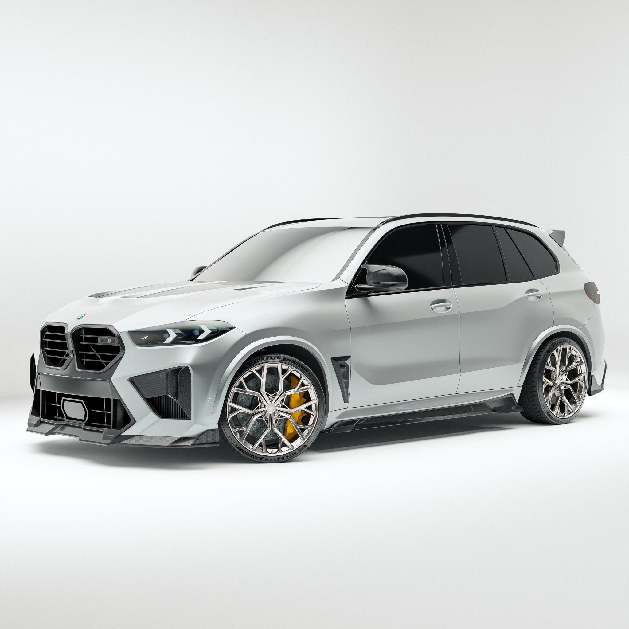 REVOZPORT - BMW X5M F95 LCI CARBON FIBER FRONT LIP - Aero Carbon UK