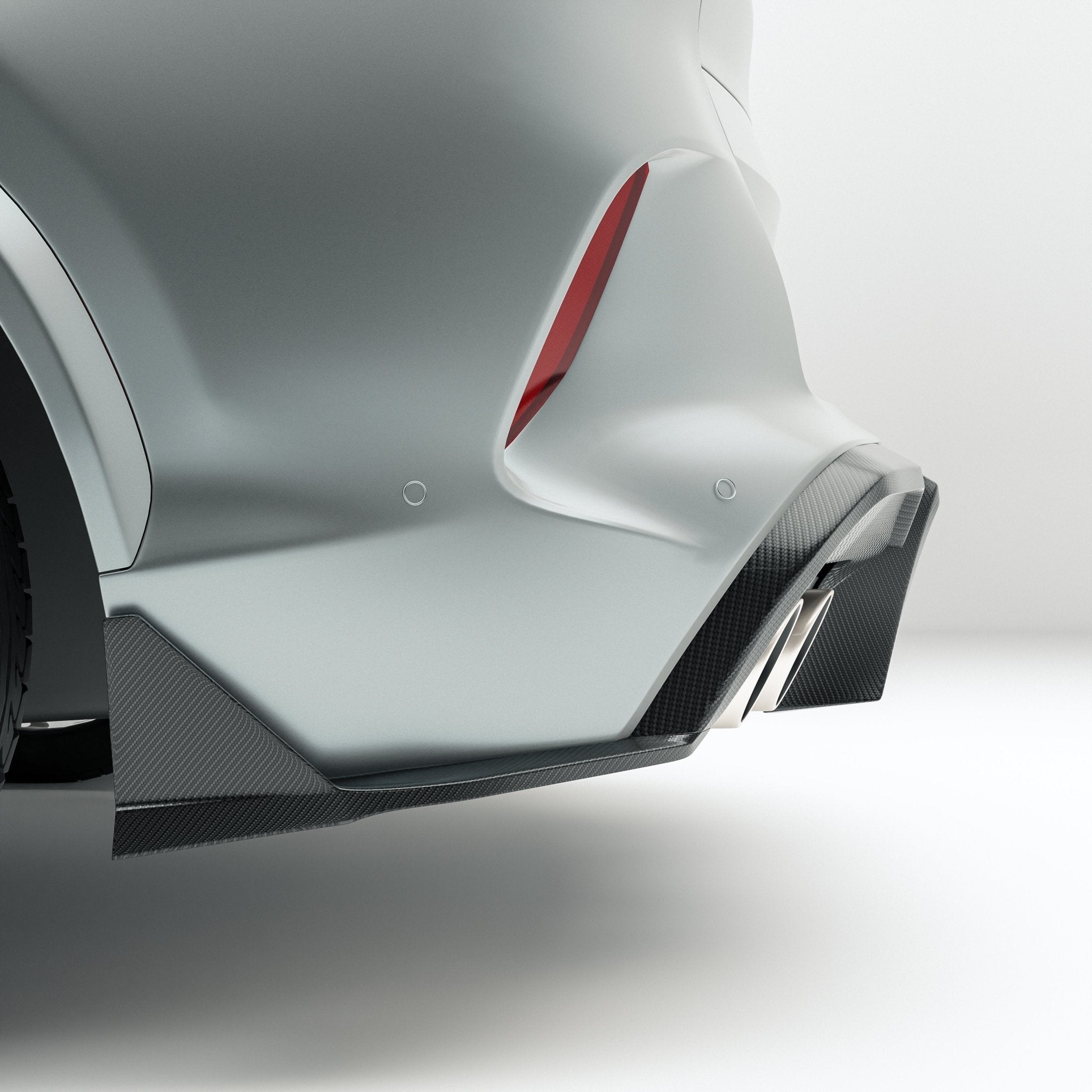 REVOZPORT - BMW X5M F95 LCI CARBON FIBER REAR DIFFUSER - Aero Carbon UK