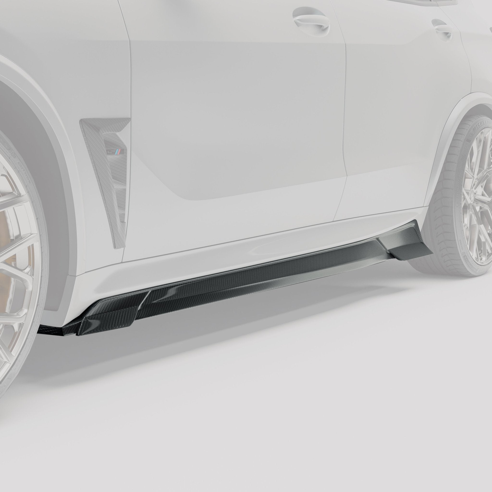 REVOZPORT - BMW X5M F95 LCI CARBON FIBER SIDE SKIRTS - Aero Carbon UK