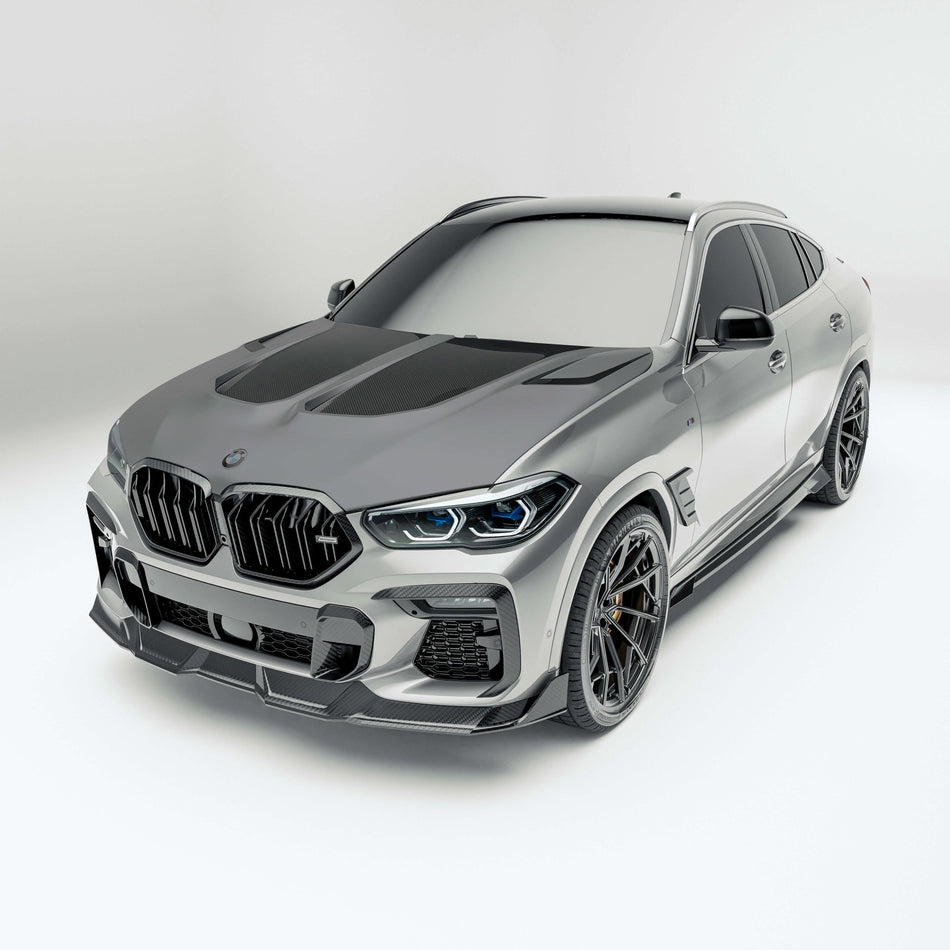REVOZPORT - BMW X6 G06 PRE-LCI CARBON FIBRE BONNET / HOOD - Aero Carbon UK