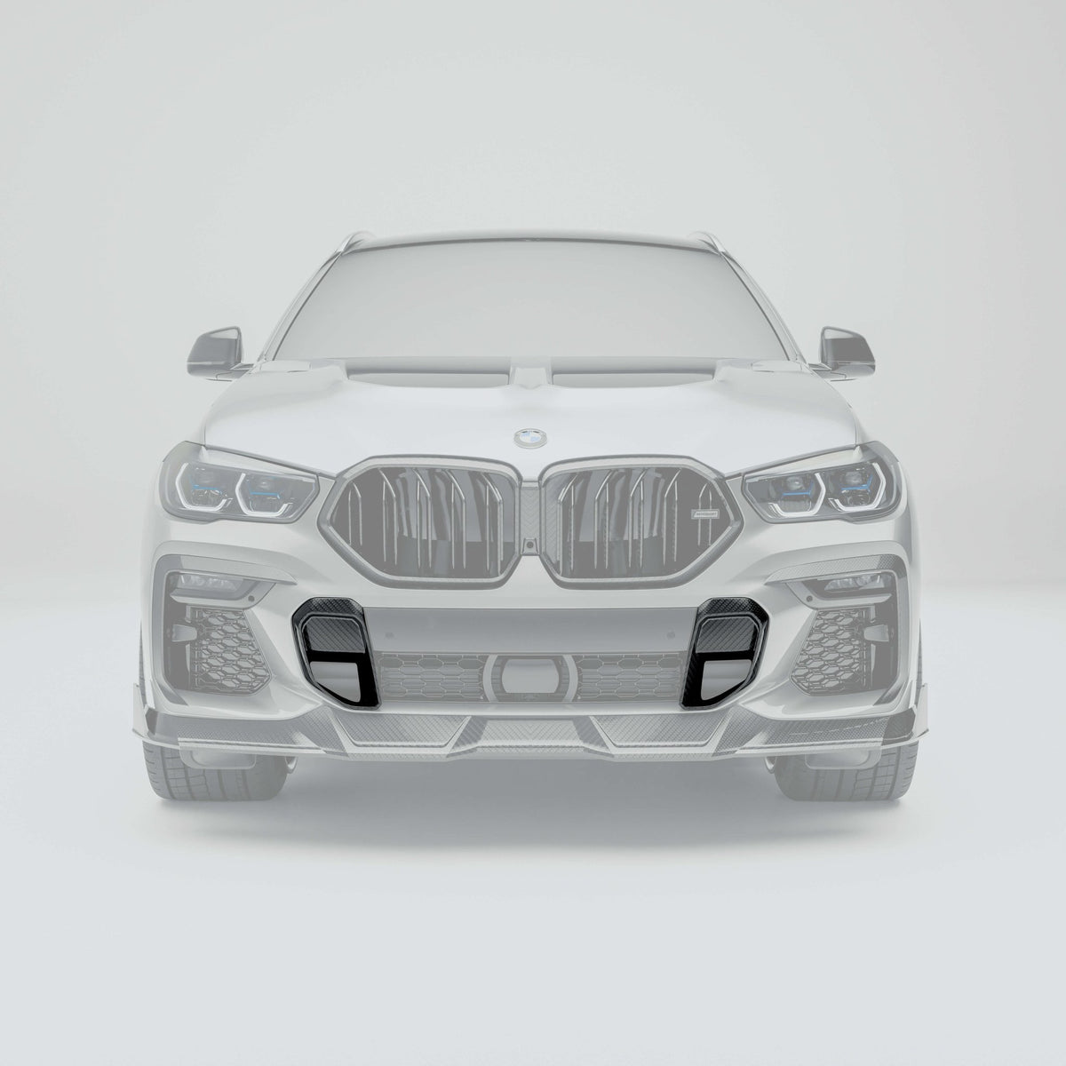 REVOZPORT - BMW X6 G06 PRE-LCI CARBON FIBRE FRONT BUMPER VENTS - Aero Carbon UK