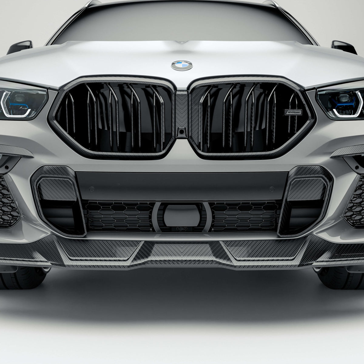 REVOZPORT - BMW X6 G06 PRE-LCI CARBON FIBRE FRONT GRILLE - Aero Carbon UK