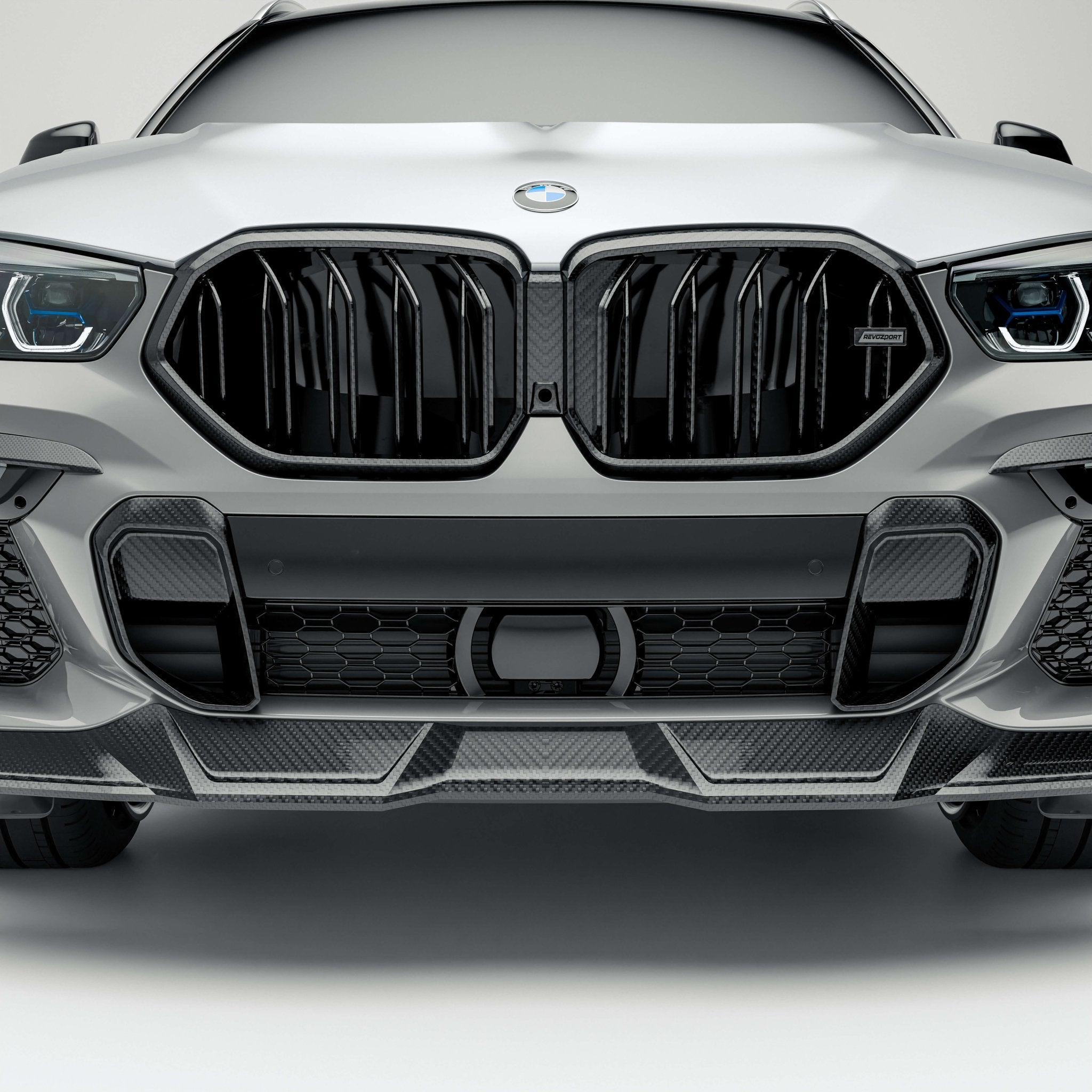 REVOZPORT - BMW X6 G06 PRE-LCI CARBON FIBRE FRONT GRILLE - Aero Carbon UK