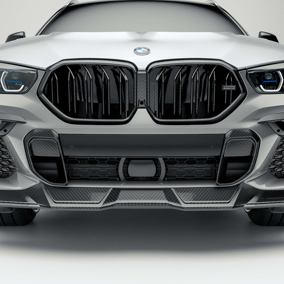 REVOZPORT - BMW X6 G06 PRE-LCI CARBON FIBRE FRONT GRILLE - Aero Carbon UK