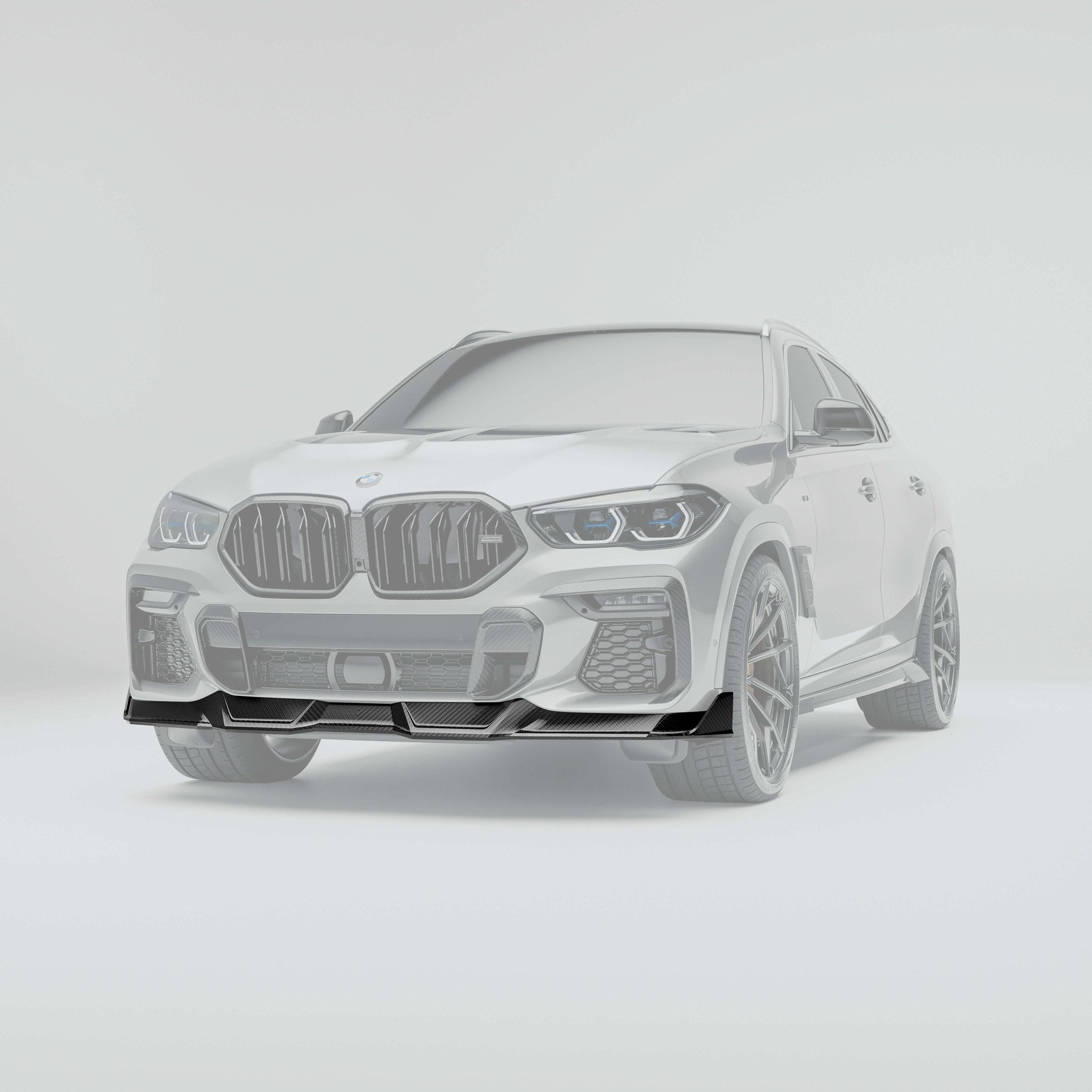 REVOZPORT - BMW X6 G06 PRE-LCI CARBON FIBRE FRONT LIP - Aero Carbon UK