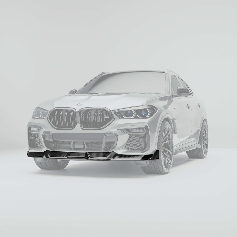 REVOZPORT - BMW X6 G06 PRE-LCI CARBON FIBRE FRONT LIP - Aero Carbon UK
