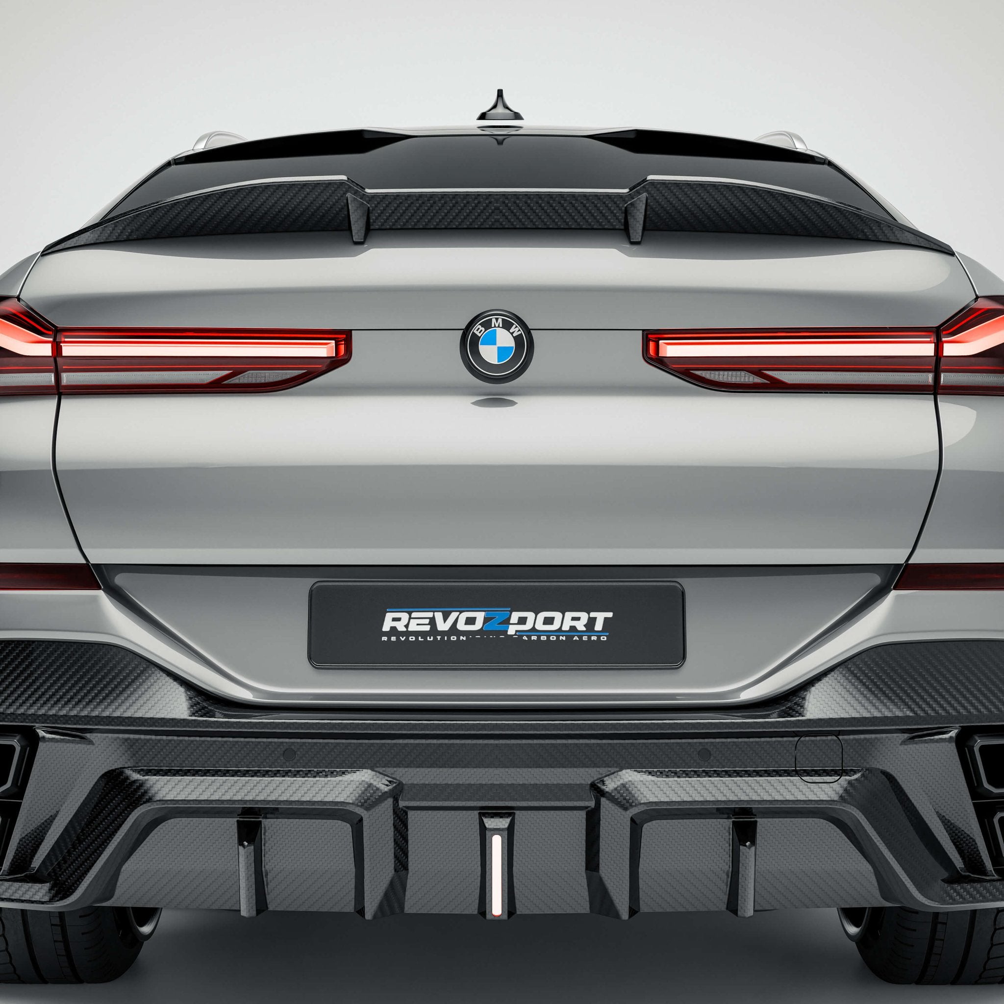REVOZPORT - BMW X6 G06 PRE-LCI CARBON FIBRE REAR SPOILER - Aero Carbon UK