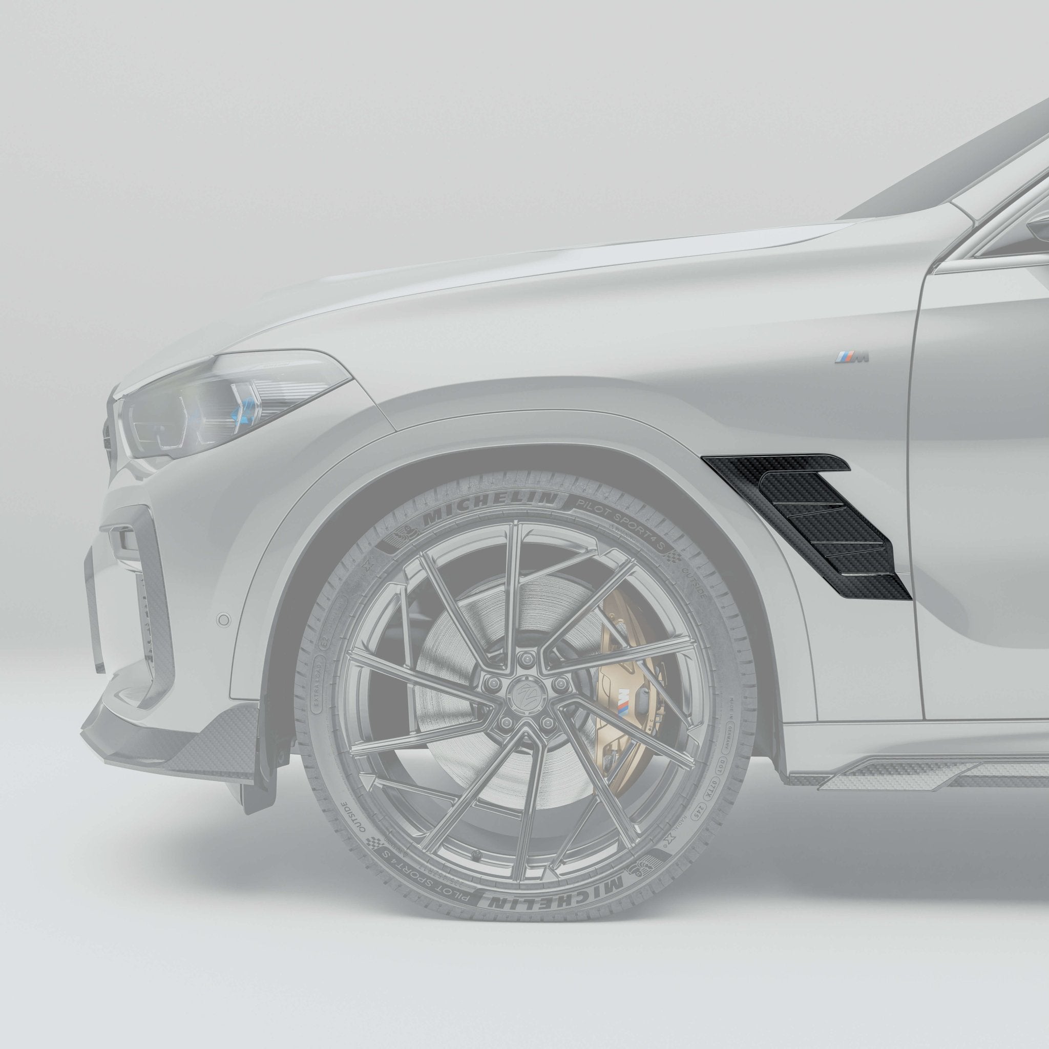 REVOZPORT - BMW X6 G06 PRE-LCI CARBON FIBRE SIDE FENDER VENTS - Aero Carbon UK