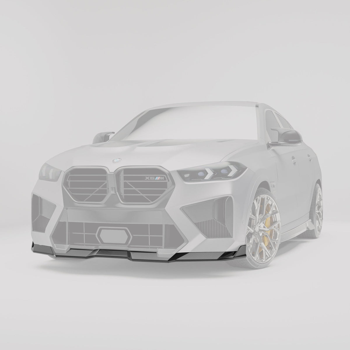 REVOZPORT - BMW X6M F96 LCI CARBON FIBER FRONT LIP - Aero Carbon UK