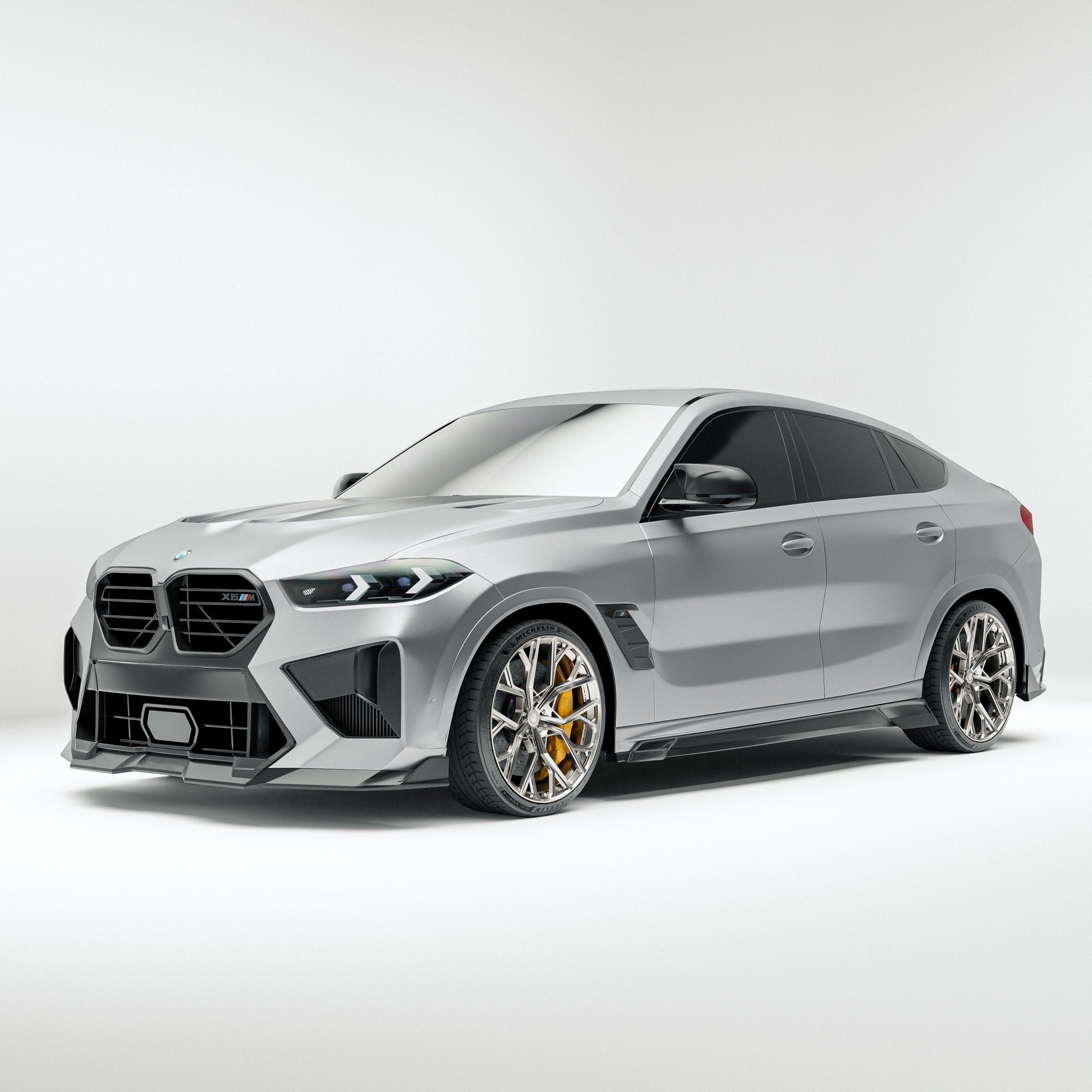 REVOZPORT - BMW X6M F96 LCI CARBON FIBER FRONT LIP - Aero Carbon UK