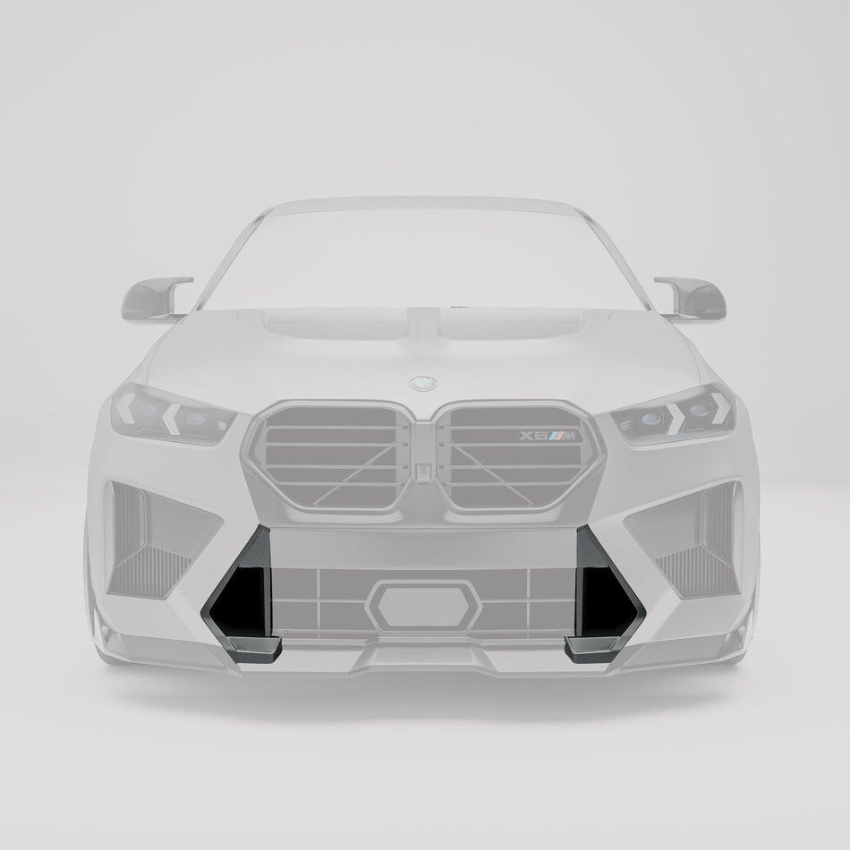 REVOZPORT - BMW X6M F96 LCI CARBON FIBER FRONT VENTS - Aero Carbon UK