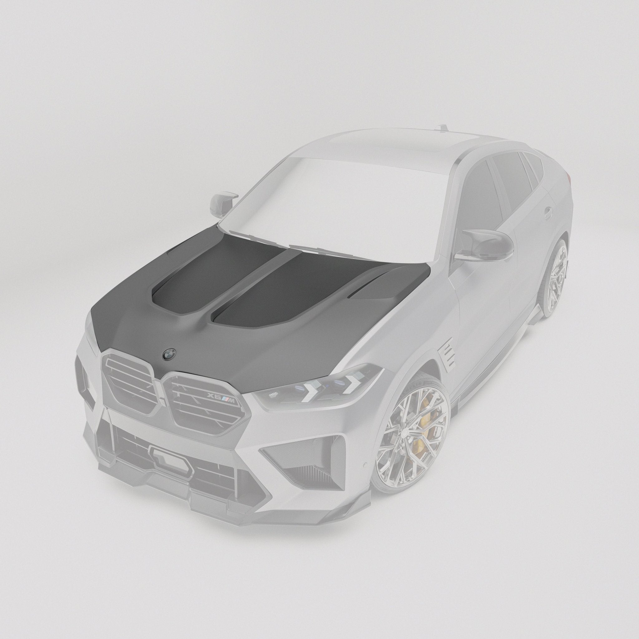 REVOZPORT - BMW X6M F96 LCI CARBON FIBER HOOD BONNET - Aero Carbon UK