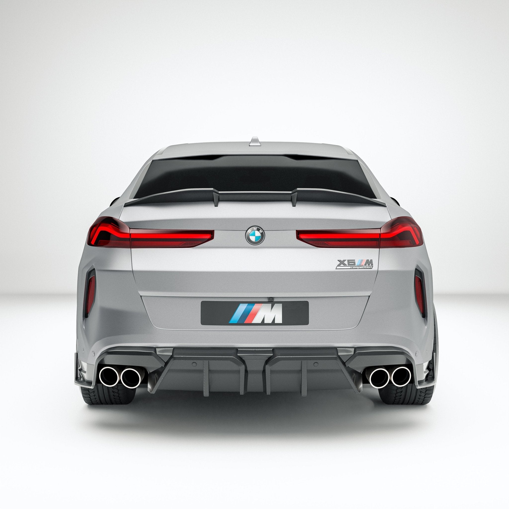 REVOZPORT - BMW X6M F96 LCI CARBON FIBER REAR DIFFUSER - Aero Carbon UK