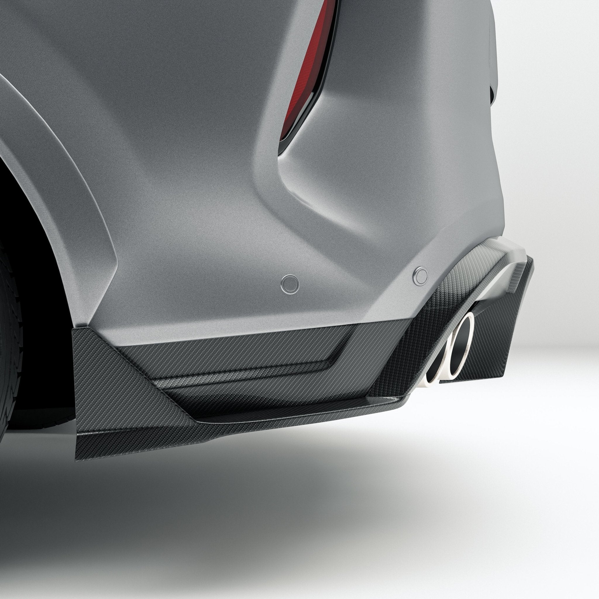 REVOZPORT - BMW X6M F96 LCI CARBON FIBER REAR DIFFUSER - Aero Carbon UK