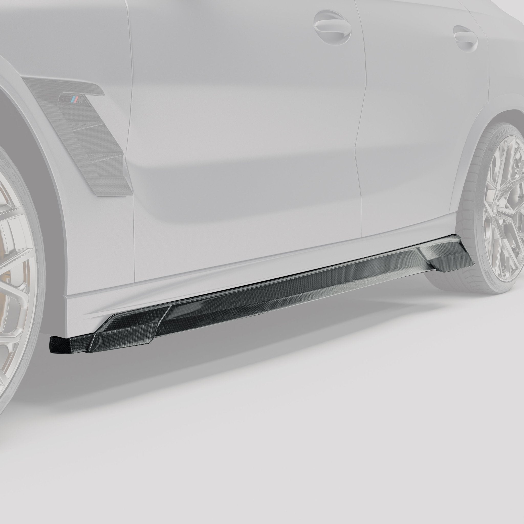 REVOZPORT - BMW X6M F96 LCI CARBON FIBER SIDE SKIRTS - Aero Carbon UK