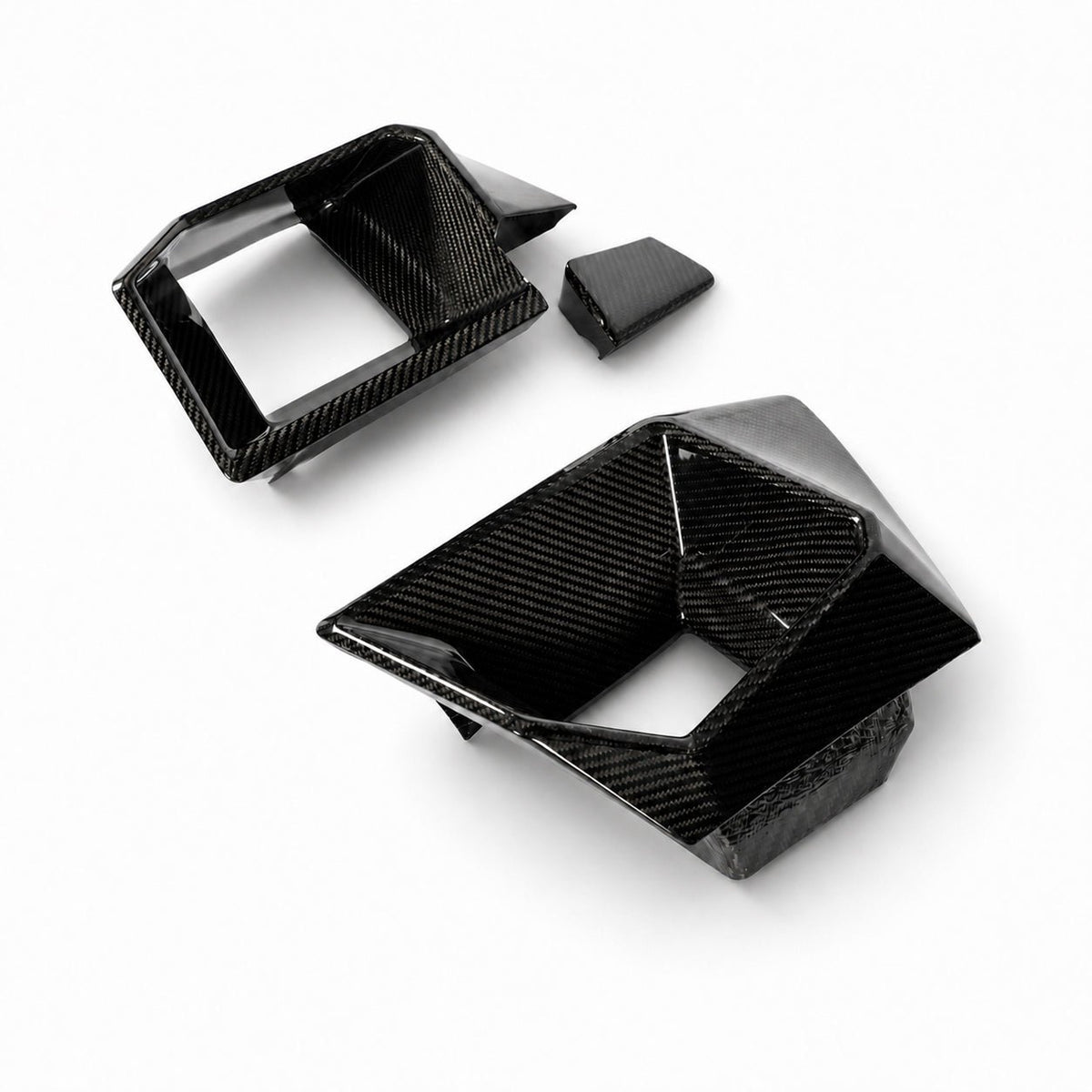REVOZPORT - BMW XM G09 CARBON FIBRE FRONT BUMPER VENT TRIMS - Aero Carbon UK