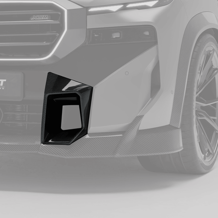 REVOZPORT - BMW XM G09 CARBON FIBRE FRONT BUMPER VENT TRIMS - Aero Carbon UK