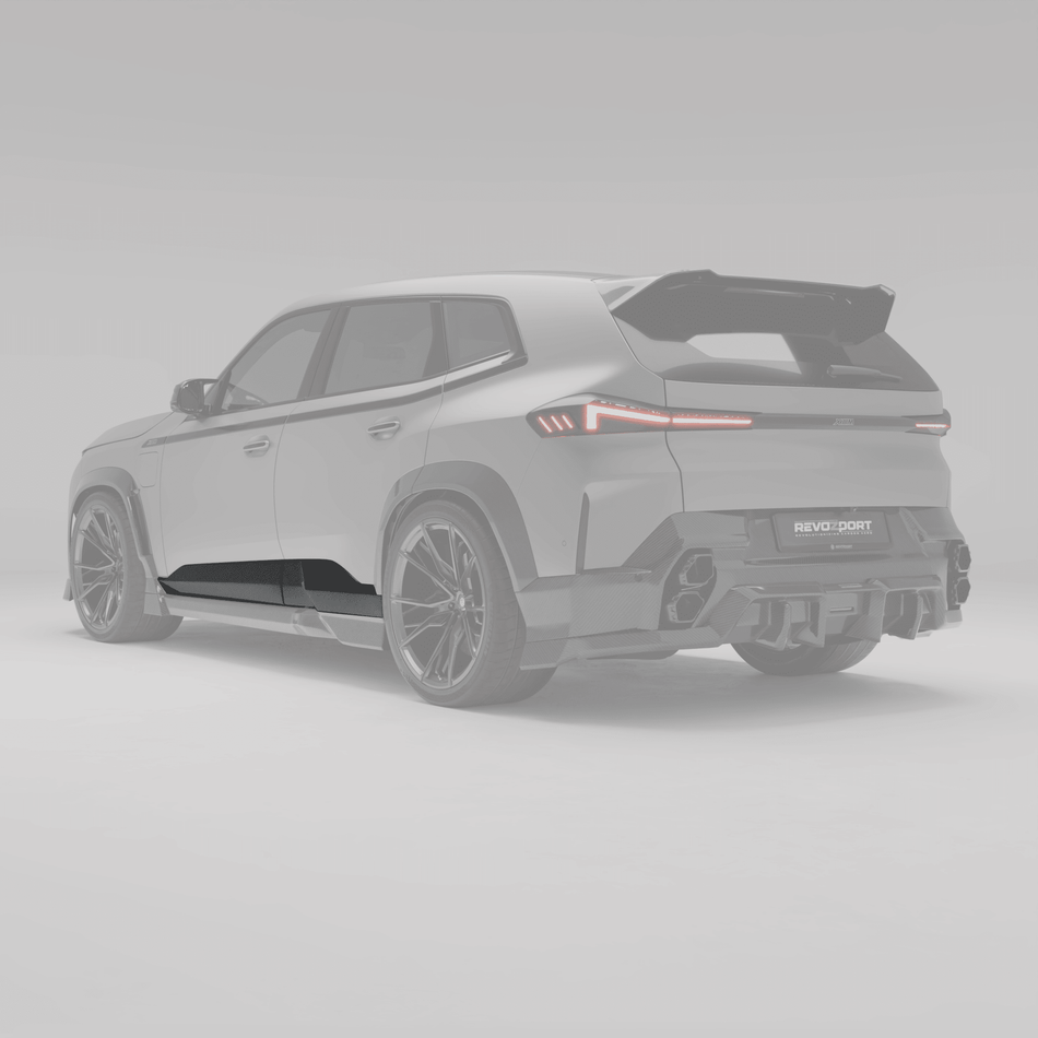 REVOZPORT - BMW XM G09 CARBON FIBRE LOWER DOOR EXTENSION PANELS - Aero Carbon UK