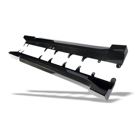 REVOZPORT - BMW XM G09 CARBON FIBRE SIDE SKIRTS - Aero Carbon UK