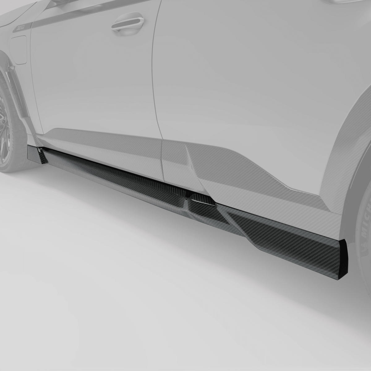 REVOZPORT - BMW XM G09 CARBON FIBRE SIDE SKIRTS - Aero Carbon UK