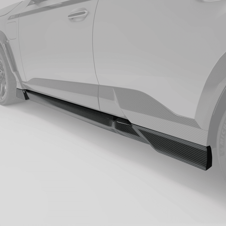REVOZPORT - BMW XM G09 CARBON FIBRE SIDE SKIRTS - Aero Carbon UK