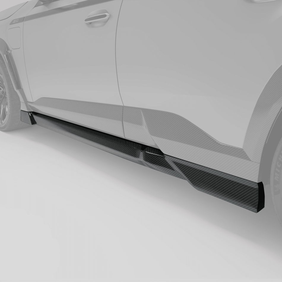 REVOZPORT - BMW XM G09 CARBON FIBRE SIDE SKIRTS - Aero Carbon UK