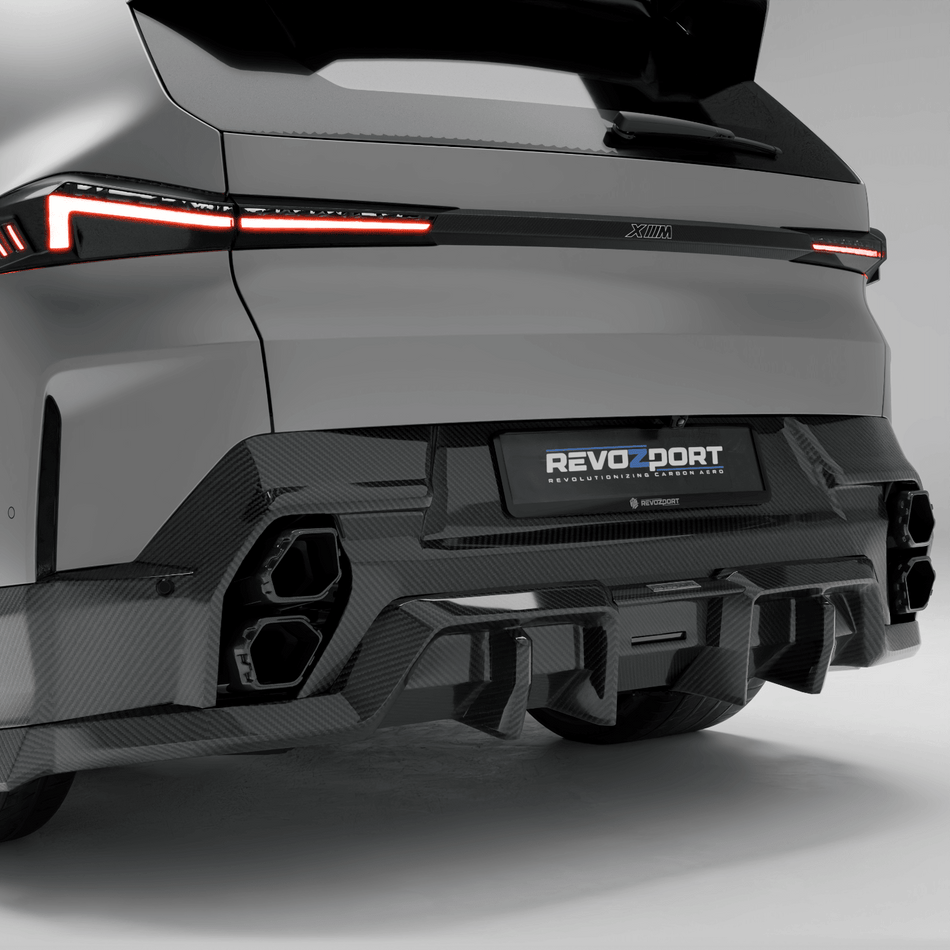 REVOZPORT - BMW XM G09 CARBON FIBRE TAILGATE TRIM PANEL - Aero Carbon UK