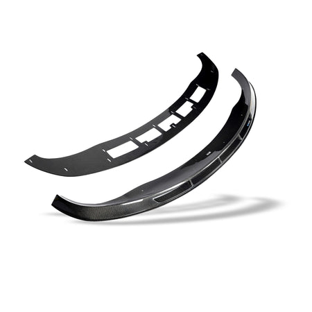 REVOZPORT - TESLA MODEL 3 2017-2023 DRY CARBON FIBER FRONT LIP - Aero Carbon UK