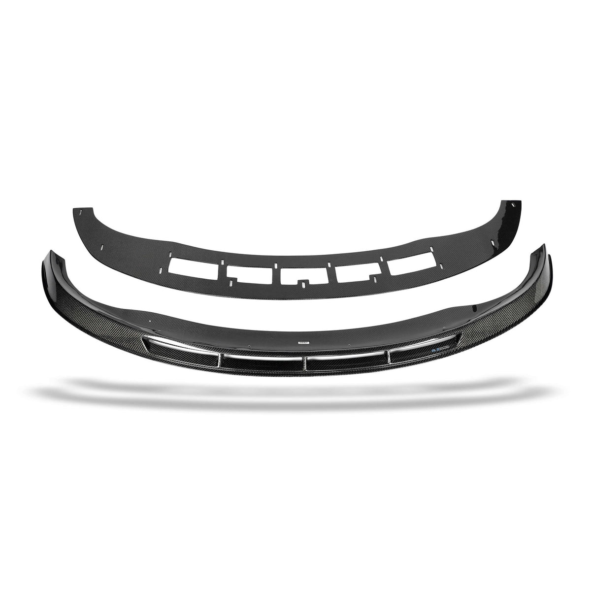 REVOZPORT - TESLA MODEL 3 2017-2023 DRY CARBON FIBER FRONT LIP - Aero Carbon UK