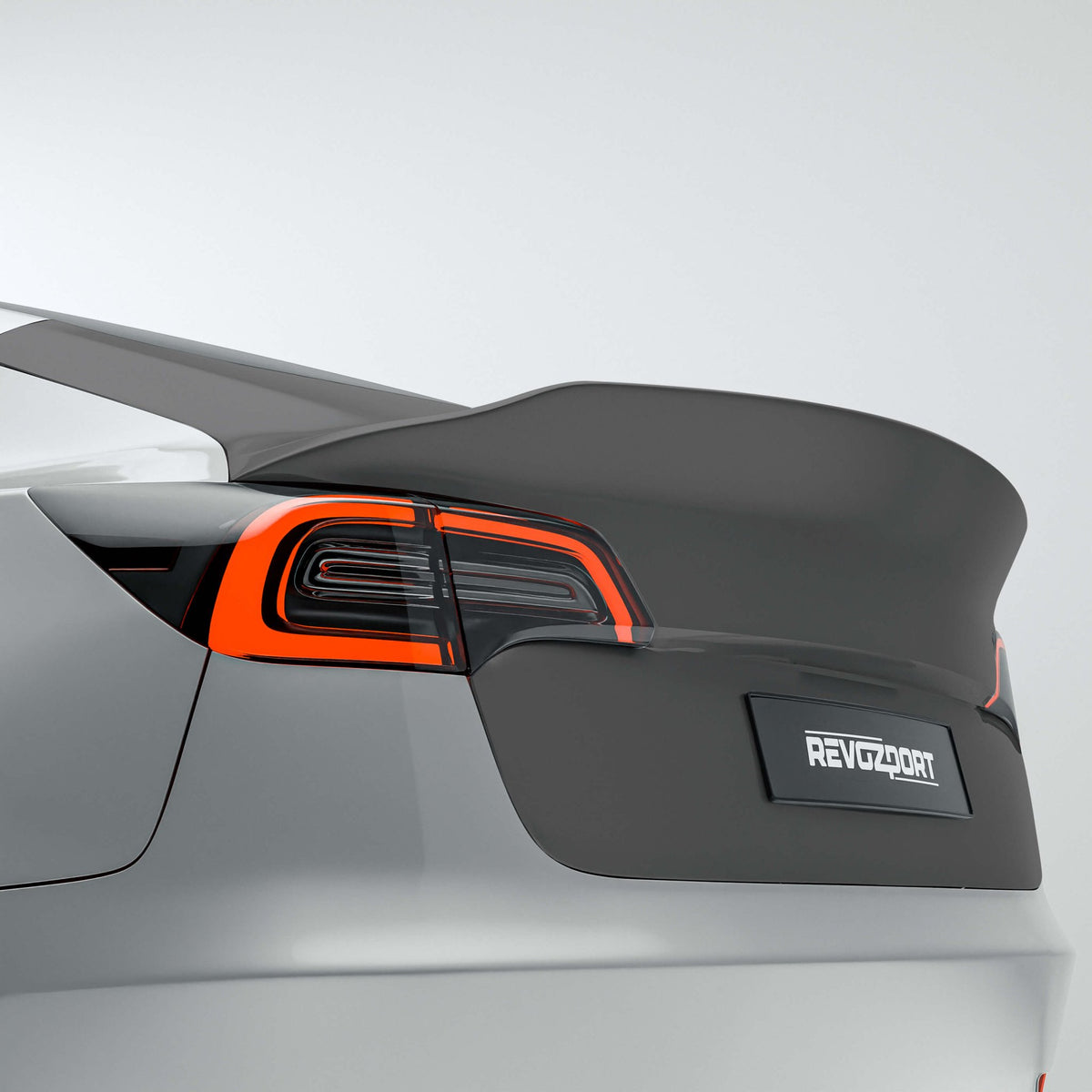 REVOZPORT - TESLA MODEL 3 2017-2023 DRY CARBON FIBER REAR BOOT TRUNK - Aero Carbon UK