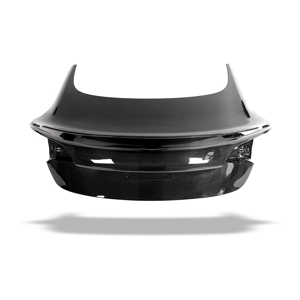 REVOZPORT - TESLA MODEL 3 2017-2023 DRY CARBON FIBER REAR BOOT TRUNK - Aero Carbon UK