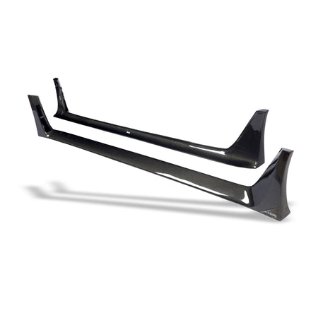 REVOZPORT - TESLA MODEL 3 2017-2023 DRY CARBON FIBER SIDE SKIRTS - Aero Carbon UK