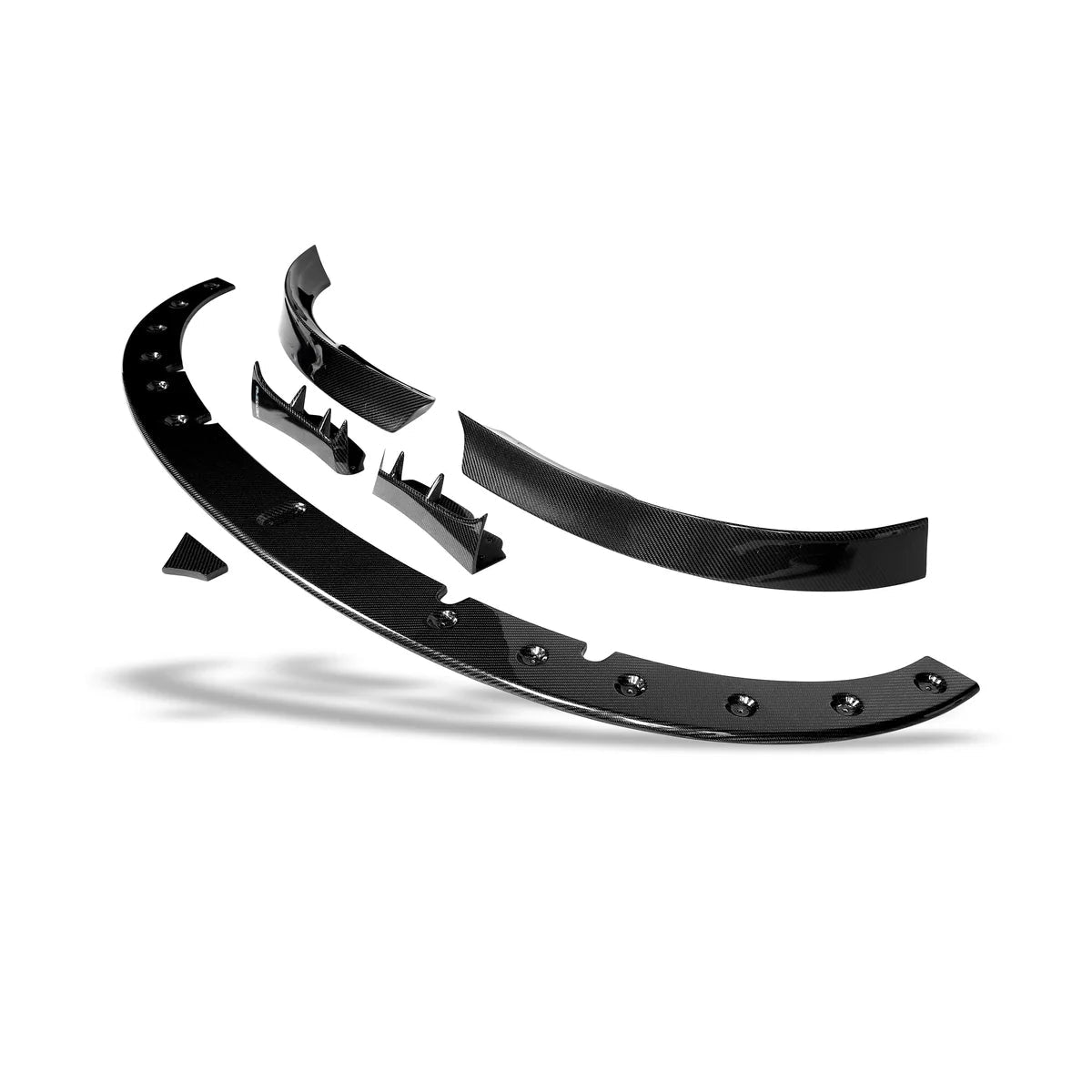 REVOZPORT - TESLA MODEL Y 2021-2024 DRY CARBON FIBER FRONT LIP - Aero Carbon UK