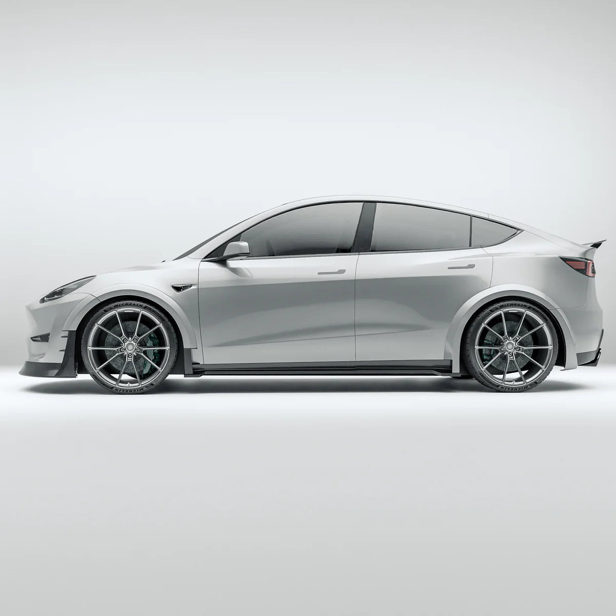 REVOZPORT - TESLA MODEL Y 2021-2024 DRY CARBON FIBER WHEEL ARCH COVER TRIMS - Aero Carbon UK