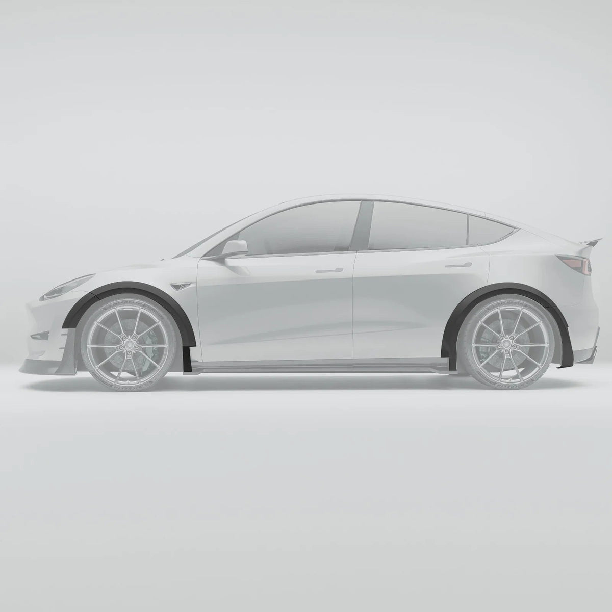 REVOZPORT - TESLA MODEL Y 2021-2024 DRY CARBON FIBER WHEEL ARCH COVER TRIMS - Aero Carbon UK