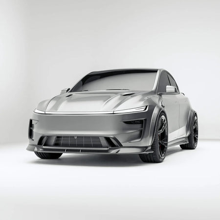 REVOZPORT - TESLA MODEL Y JUNIPER 2025+ DRY CARBON FIBER FRONT LIP - Aero Carbon UK